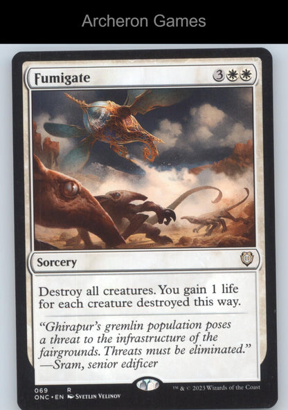 Fumigate 69 R MTG Card Commander: Phyrexia: All Will Be One