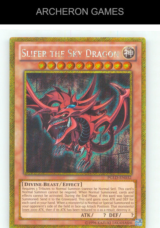 Slifer the Sky Dragon Gold Secret Rare YUGIOH Card Unlimited