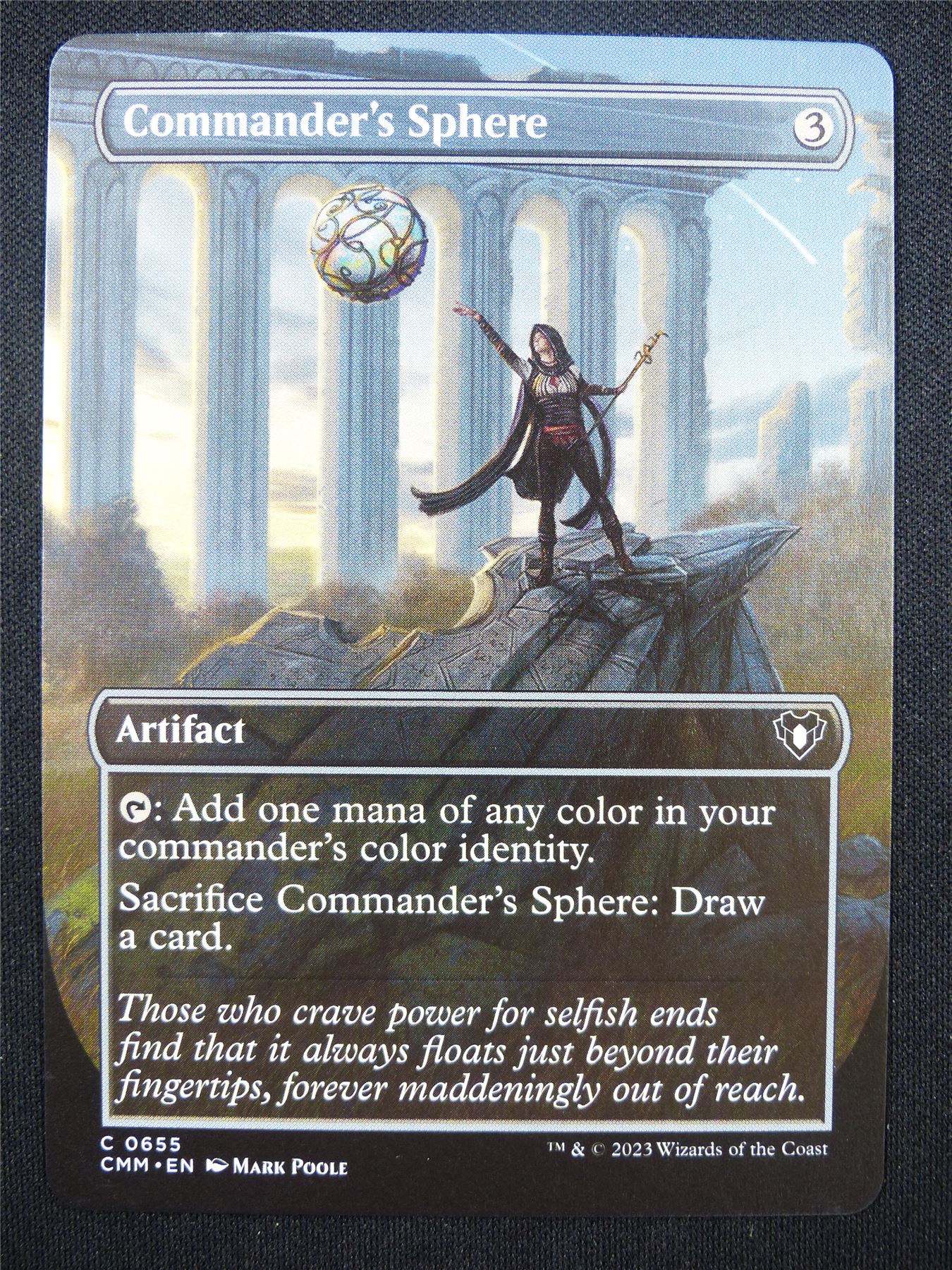 Commander's Sphere Borderless - CMM - Mtg Card #21A