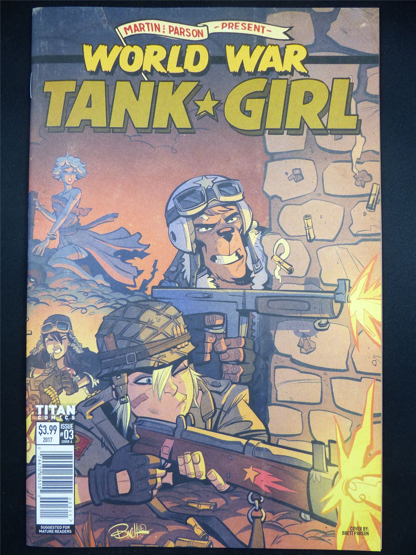 World War TANK Girl #3 - Titan Comic #5UC