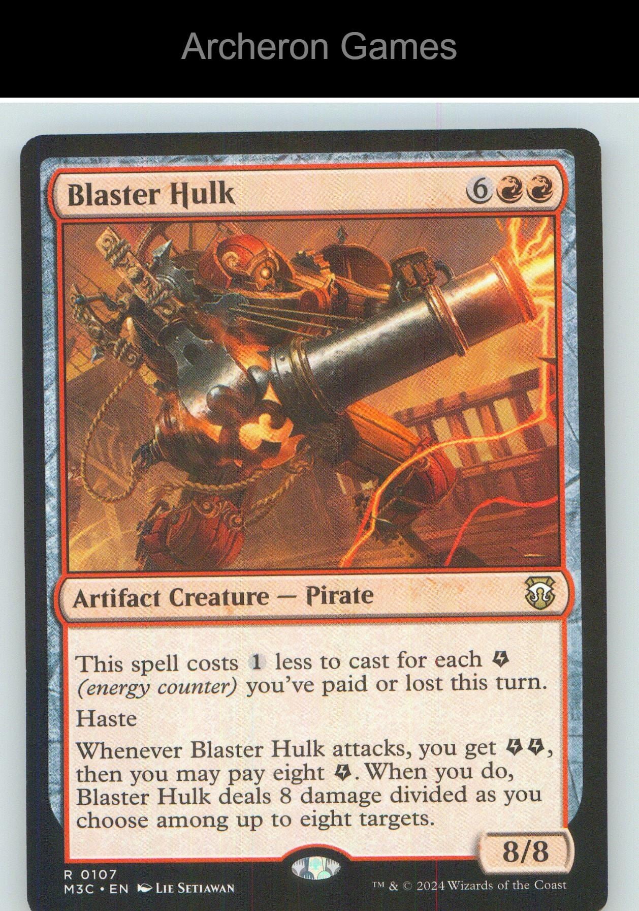 Blaster Hulk 107 R MTG Card NM/EX+