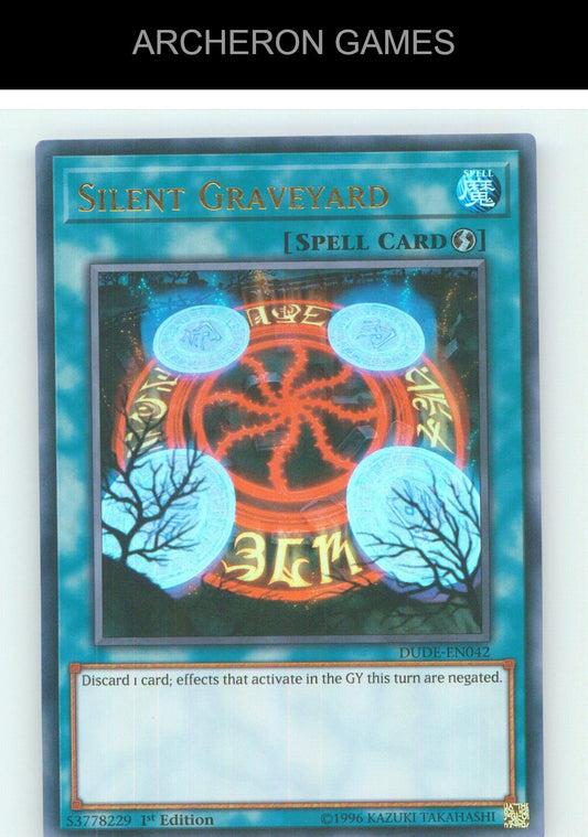 Silent Graveyard UR YUGIOH Card 1st Edition