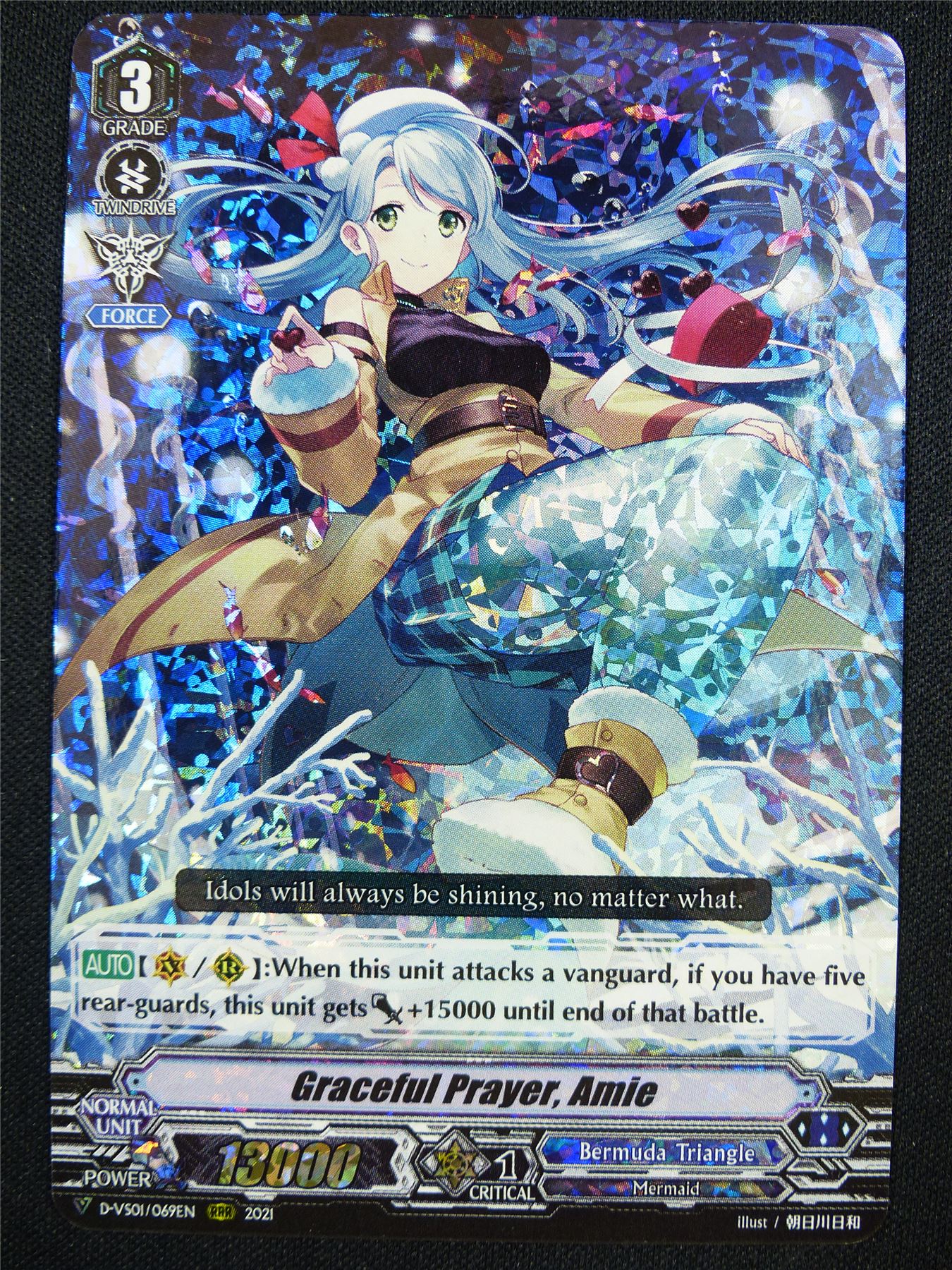 Graceful Pratyer Amie D-VS01 RRR - Vanguard Card #262