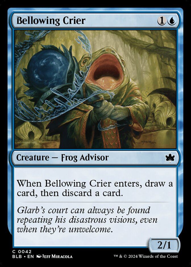 Bellowing Crier - Bloomburrow blb