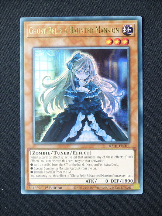 Ghost Belle & Haunted Mansion RA01 Ultra Rare - 1st ed Yugioh Card #3RZ