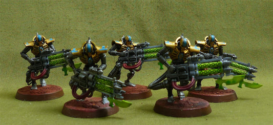 Immortals with Gauss Blasters painted - Necrons - Warhammer 40K #2D3