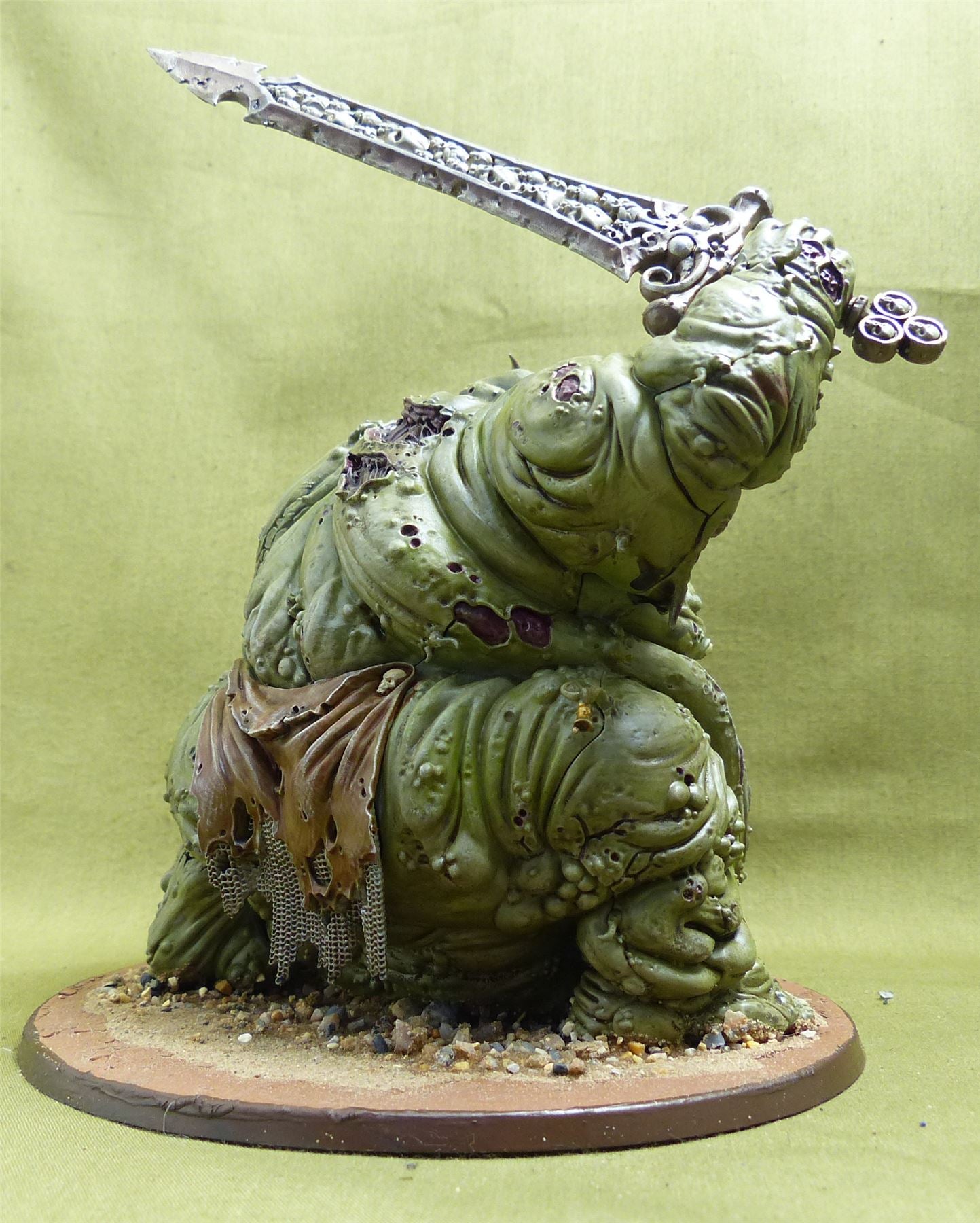 Great Unclean One painted - Chaos Daemons - Warhammer 40K #JX