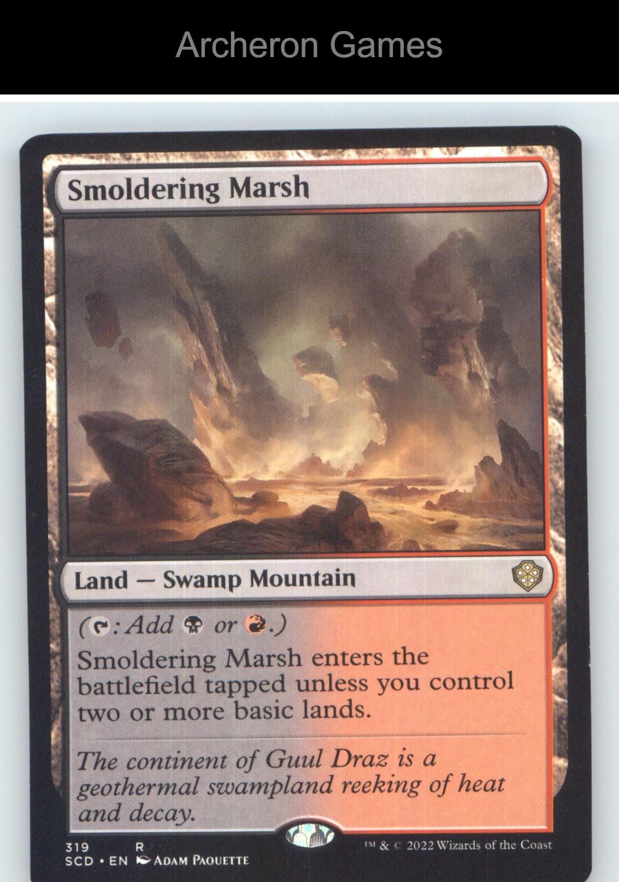 Smoldering Marsh SCD 319 R MTG Card NM/EX+