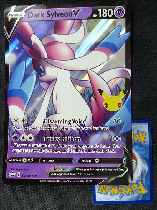 Dark Sylveon V SWSH134 - Jumbo Pokemon Cards #GJ