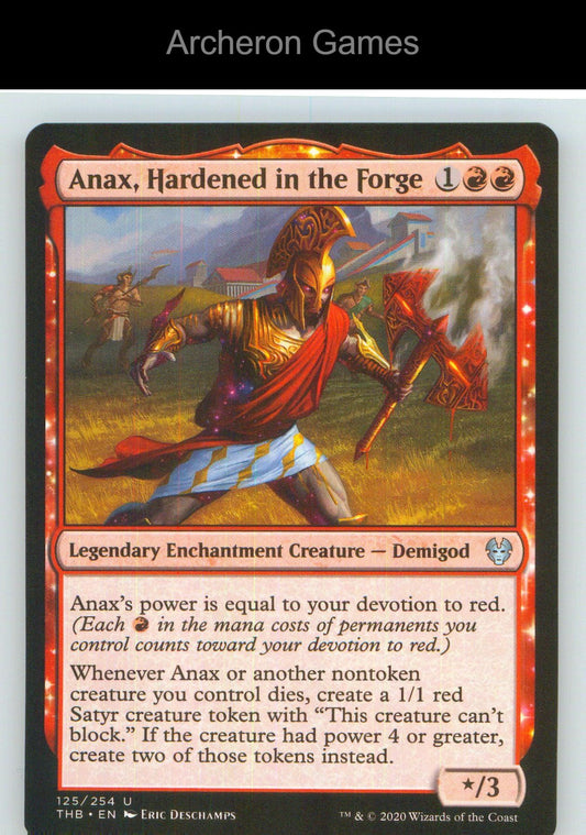 Anax, Hardened in the Forge THB 125 UC MTG Card NM/EX+