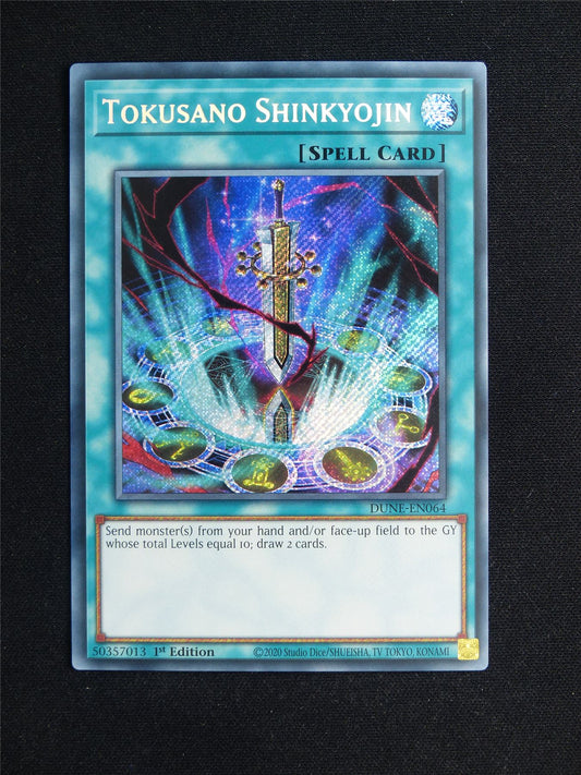 Tokusano Shinkyojin DUNE Secret Rare - 1st ed Yugioh Card #22F