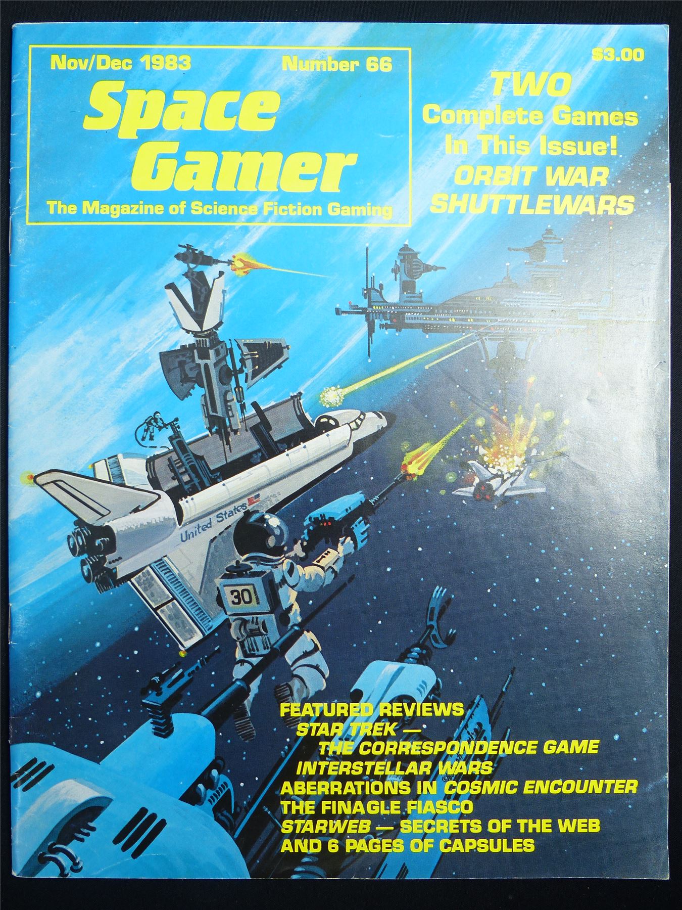 Space Gamer Magazine: Two Complete Games #66 - Magazine #2MY