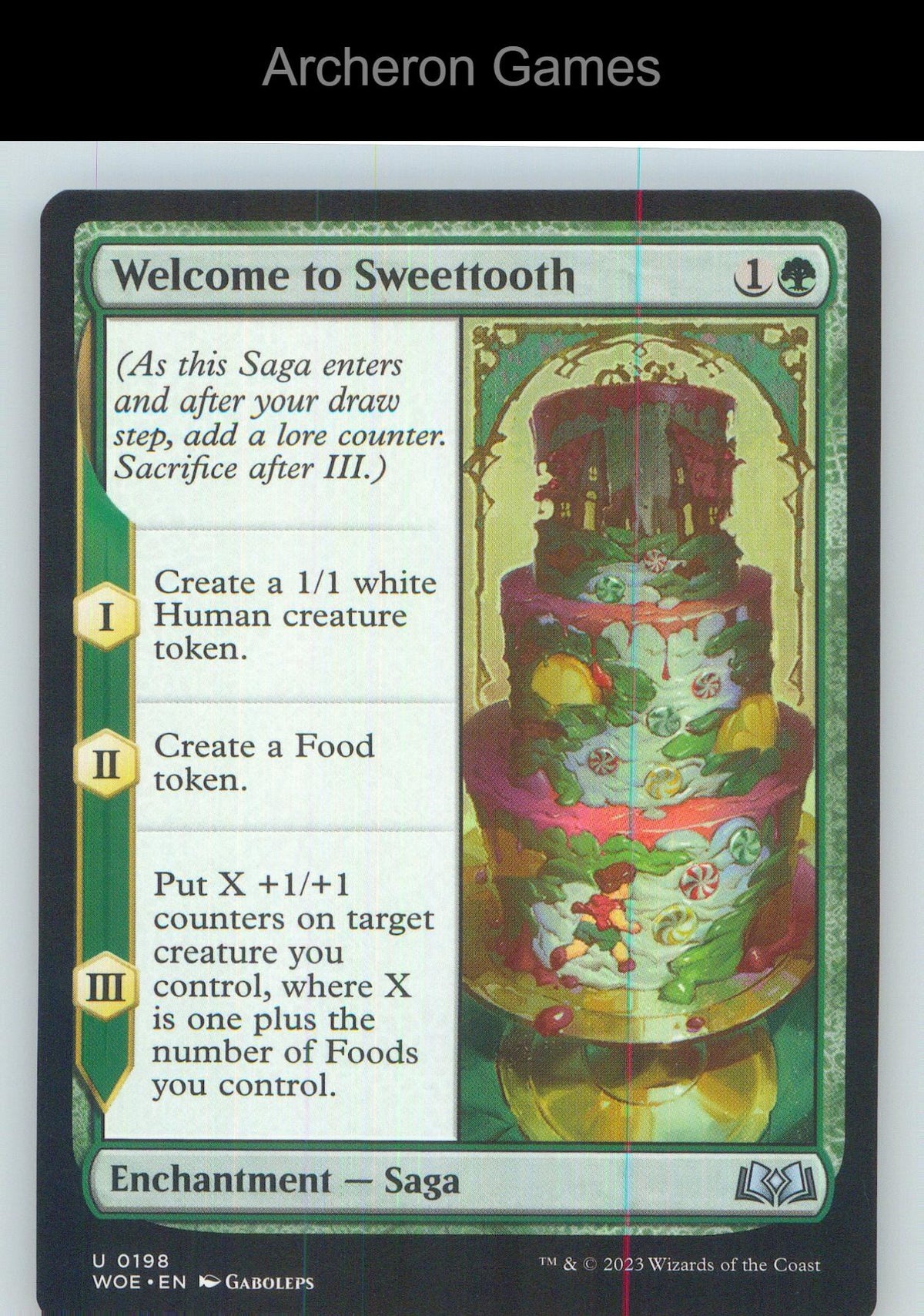 Welcome to Sweettooth WOE 198 UC MTG Card NM/EX+