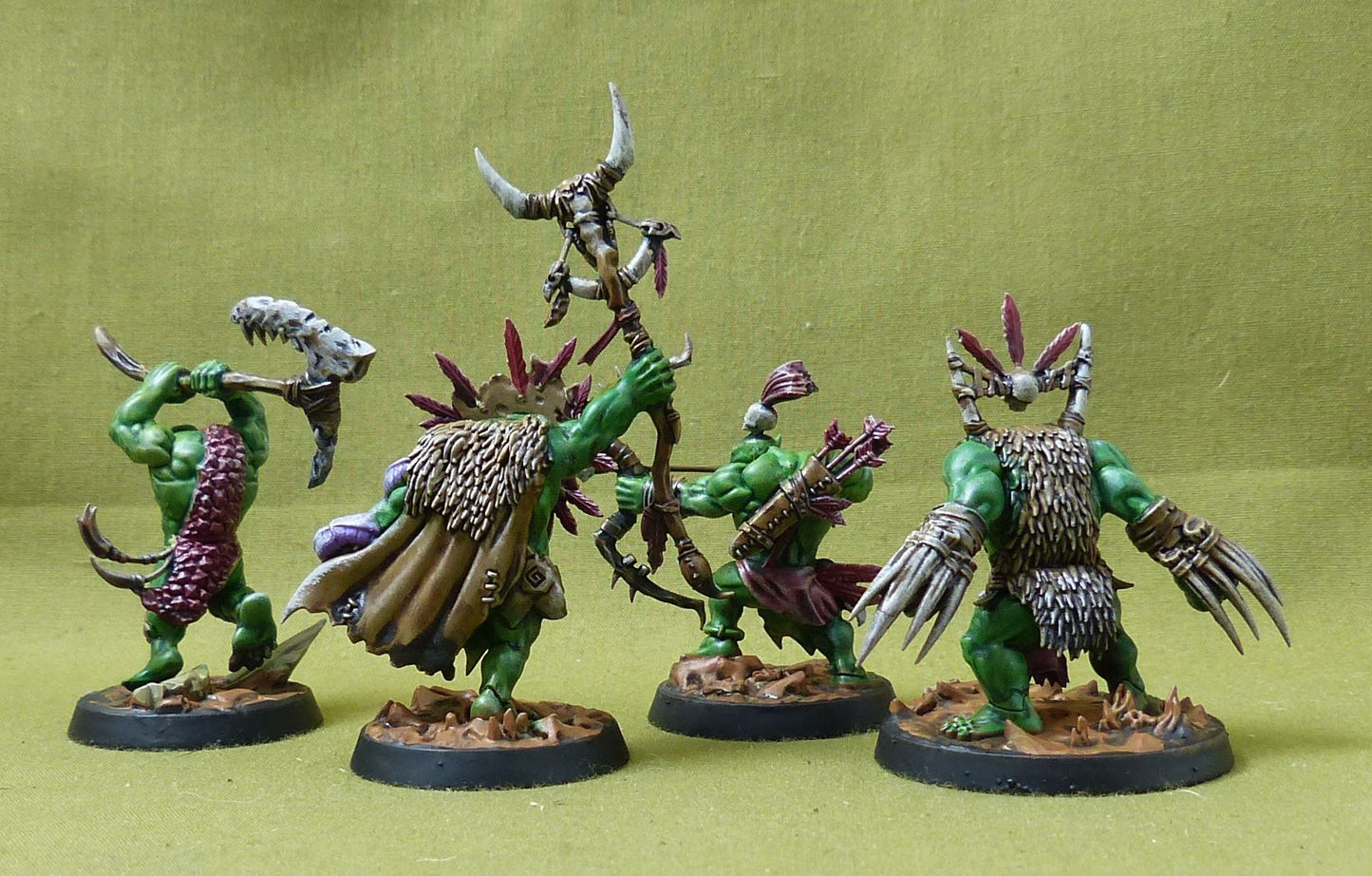 Hedkrakka's Madmob painted - Skaven - Warhammer Underworlds #64C