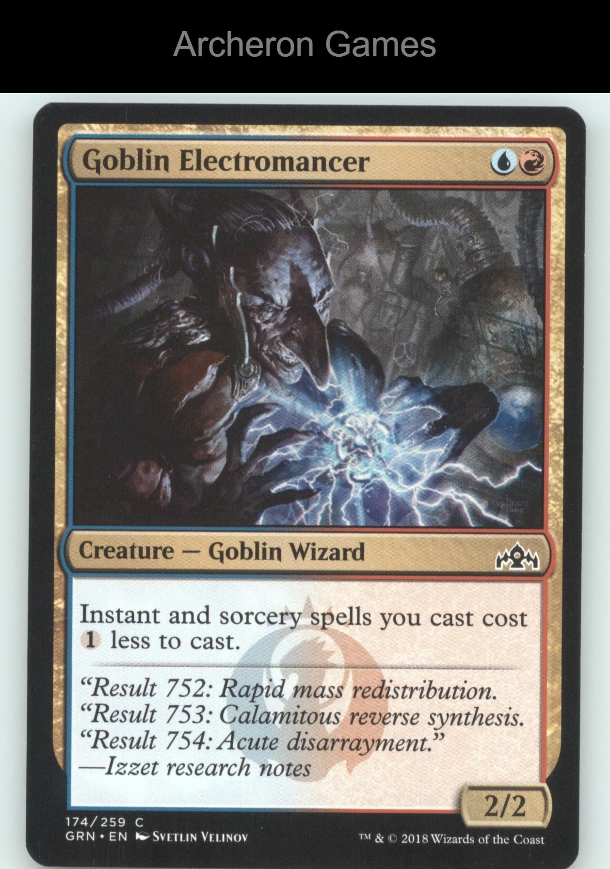 Goblin Electromancer 174 C MTG Card Guilds of Ravnica
