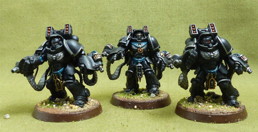 Aggressor Squad painted - Iron Hands - Warhammer 40K #1QS