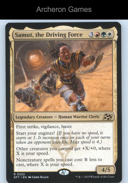 Samut, the Driving Force 222 R MTG Card Aetherdrift