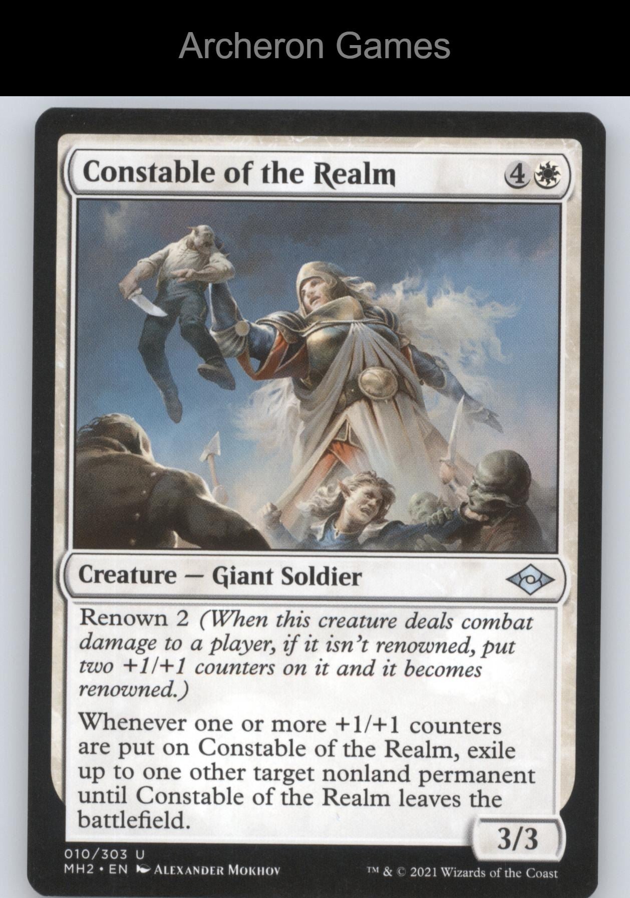 Constable of the Realm 10 UC MTG Card Modern Horizons 2