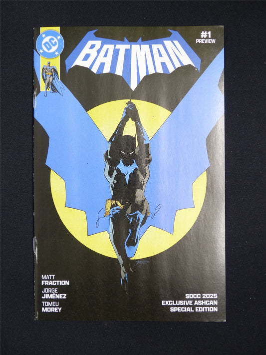 BATMAN #1 Exclusive Ashcan SDCC 2025 - Oct 2025 DC Comic #2OB
