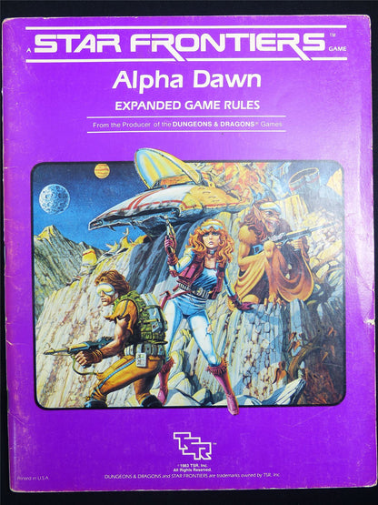 Star Frontiers: Alpha Dawn Expanded Game Rules - Roleplay Booklet #2S1