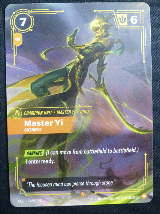 Master Yi Honed 009/024 nonFoil - Riftbound Card #470