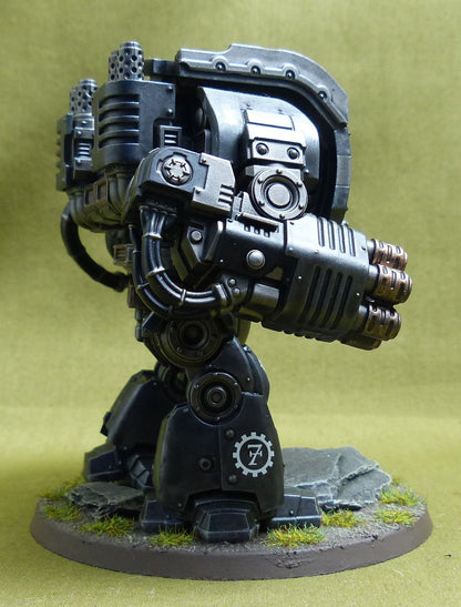 Leviathan Siege Dreadnought painted - Iron Hands - Warhammer Horus Heresy #2Q3