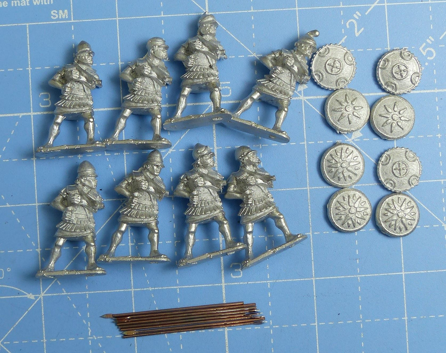 Armoured Macedonian Pikemen WG122 Metal - Wargames Foundry Miniatures #26R