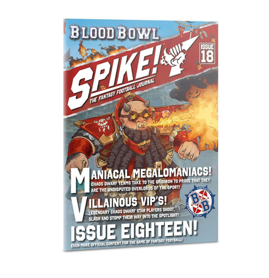 Spike Journal 18 (Chaos Dwarf) - Warhammer Blood Bowl - Available 12/10/24