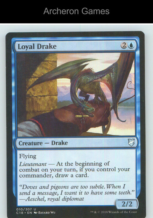 Loyal Drake C18 10 UC MTG Card NM/EX+