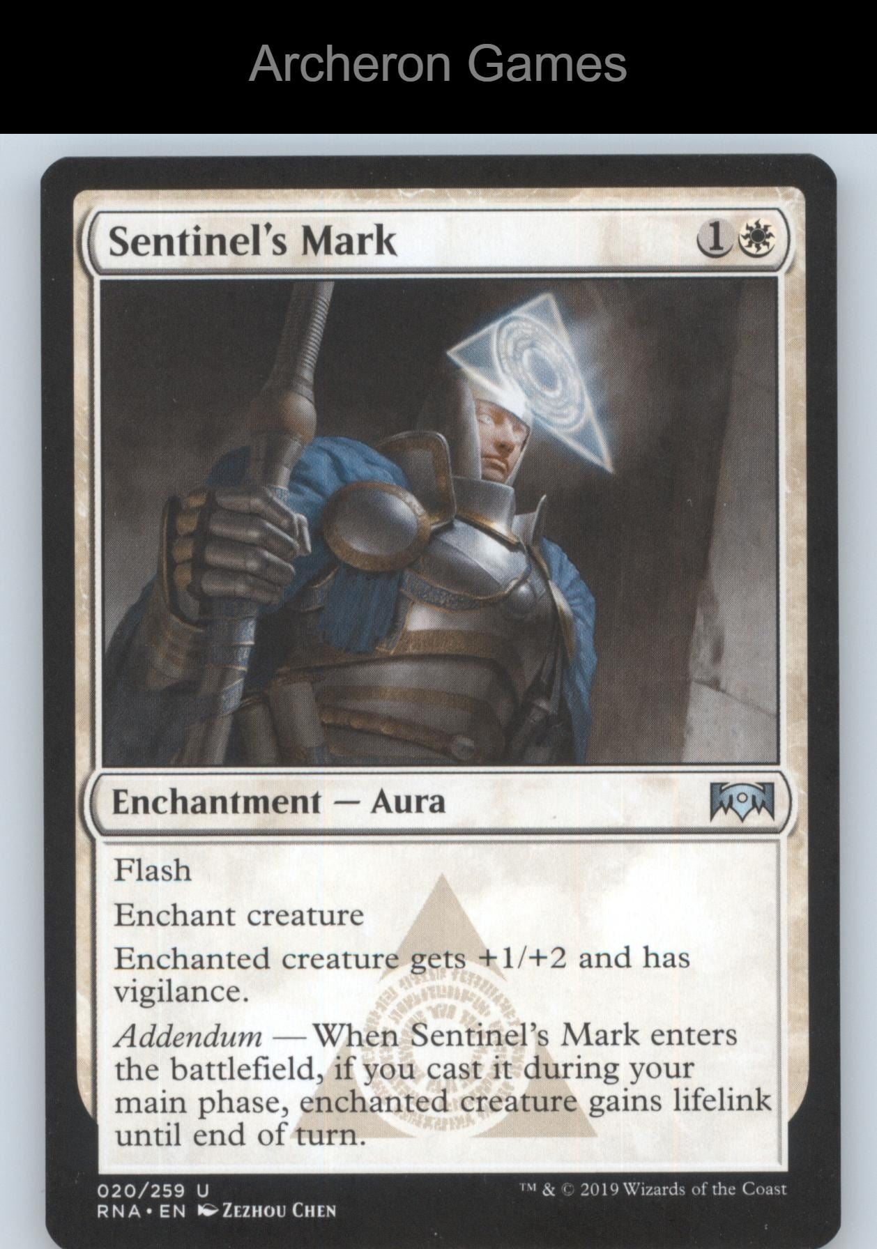 Sentinel's Mark 20 UC MTG Card Ravnica Allegiance
