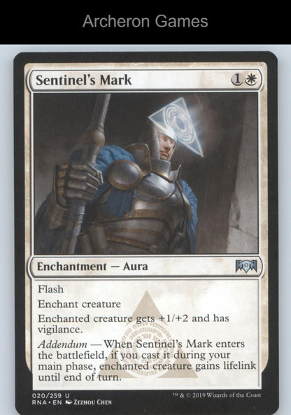 Sentinel's Mark 20 UC MTG Card Ravnica Allegiance