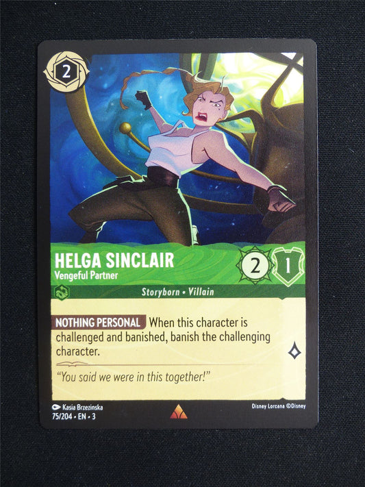 Helga Sinclair Vengeful Partner 75/204 - Lorcana Card #20O