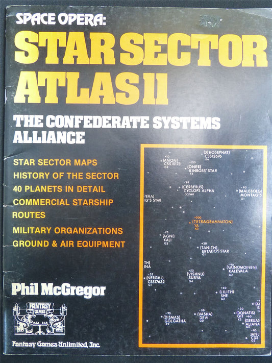 Space Opera: Star Sector Atlas II - Roleplay Booklet #2S9