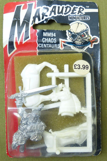 Classic Metal MM94 Chaos Centaurs Blister OOP Rare - Warhammer Fantasy #4QI