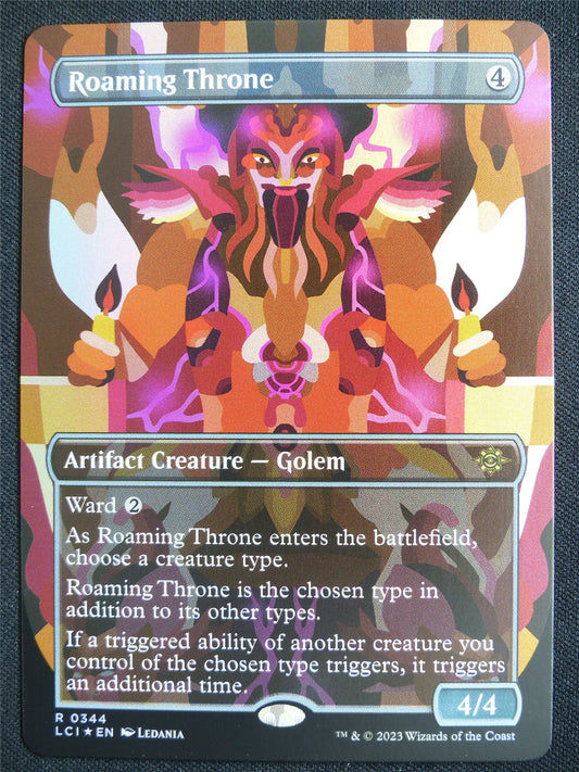 Roaming Throne Borderless Foil  - LCI - Mtg Card #3H0