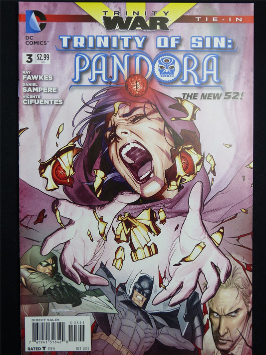TRINITY of Sin: Pandora #3 - DC Comic #3QR