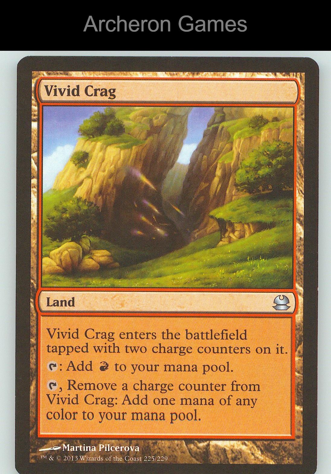 Vivid Crag MMA 225 UC MTG Card NM/EX+