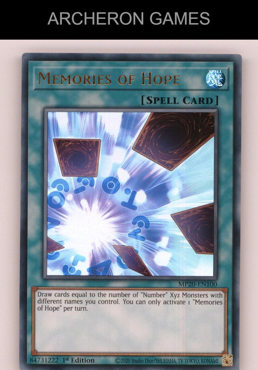Memories of Hope Ultra Rare YUGIOH Card