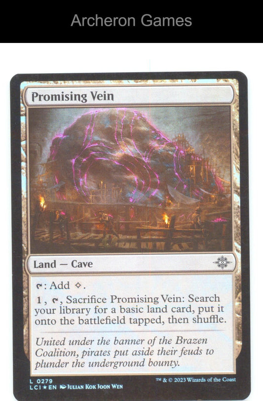Promising Vein LCI 279 Land MTG Card The Lost Caverns of Ixalan Foil