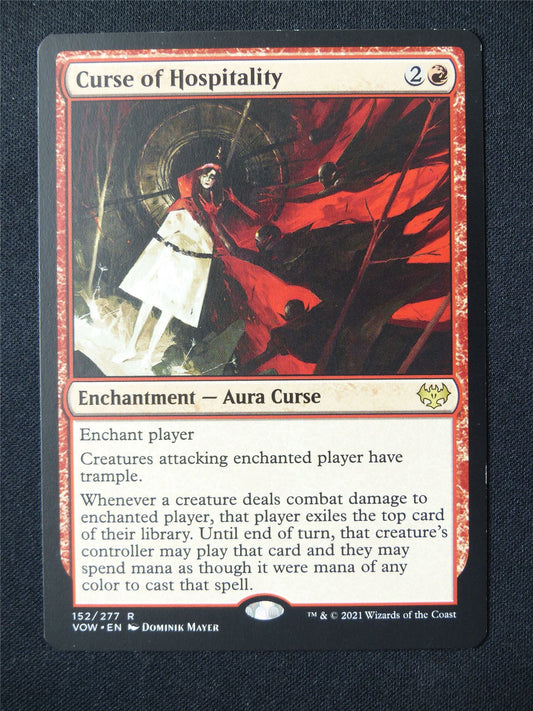 Curse of Hospitality - VOW - Mtg Card #5E6