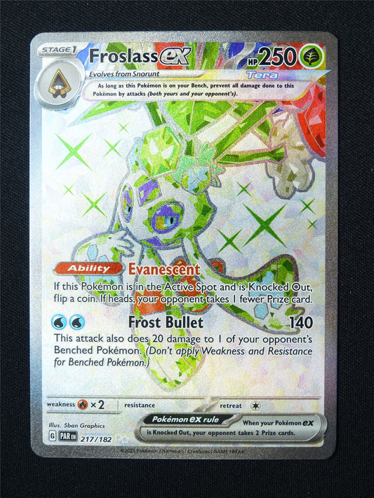 Froslass EX 217/182 Textured Holo - Pokemon Card #5XE