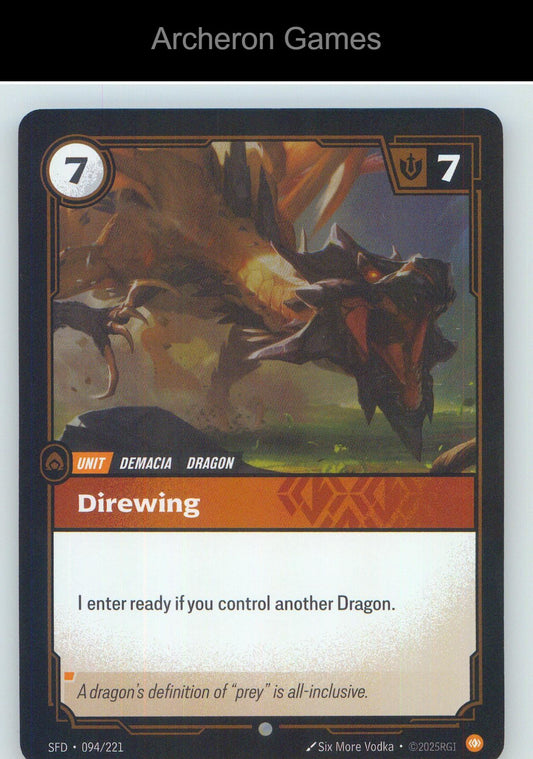 Direwing SFD 094/221 C Spiritforged Riftbound Card