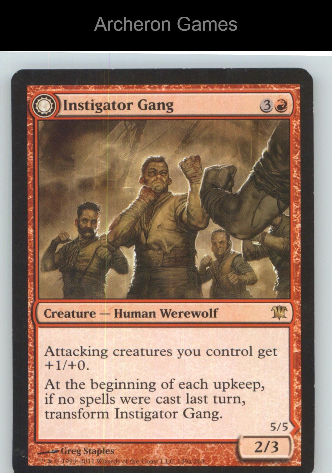 Instigator Gang ISD 149 R MTG Card NM/EX+