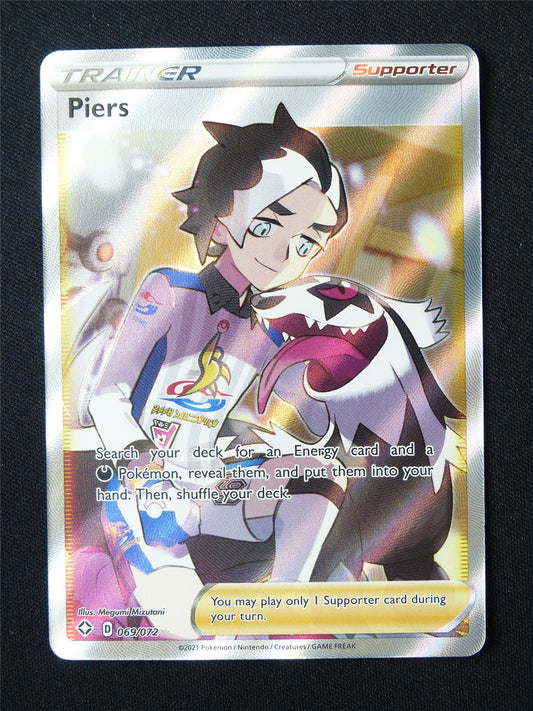 Piers 069/072 Textured Holo - Pokemon Card #5UI