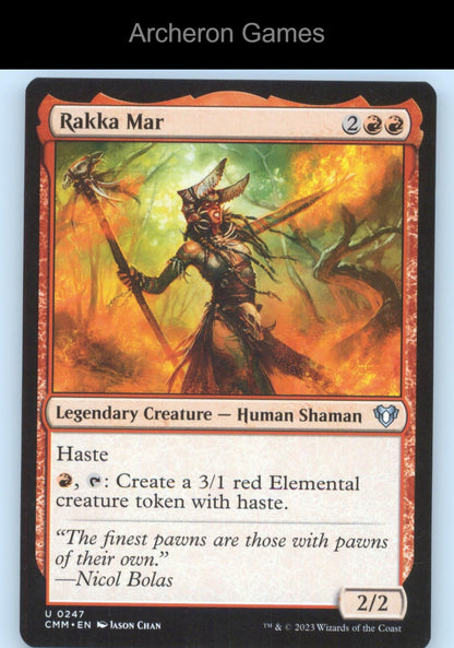 Rakka Mar 247 UC MTG Card Commander Masters