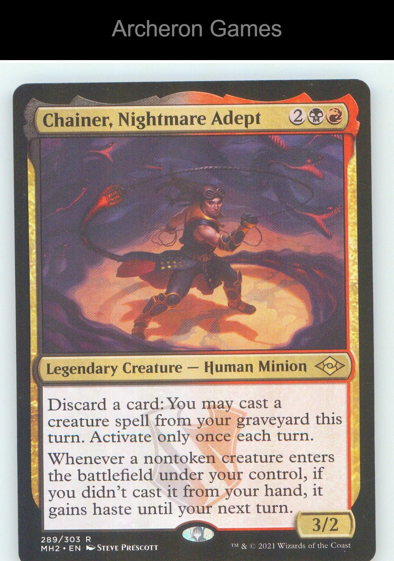 Chainer, Nightmare Adept MH2 289 R MTG Card NM/EX+