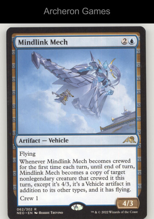 Mindlink Mech 62 R MTG Card Kamigawa: Neon Dynasty