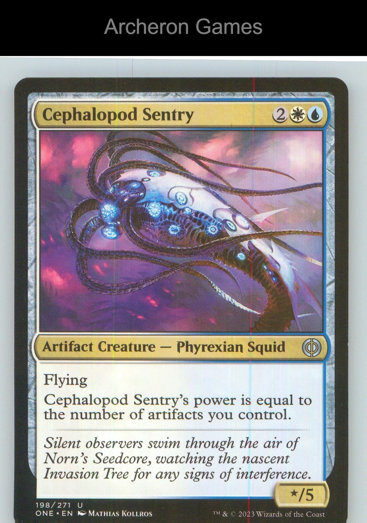 Cephalopod Sentry ONE 198 UC MTG Card NM/EX+