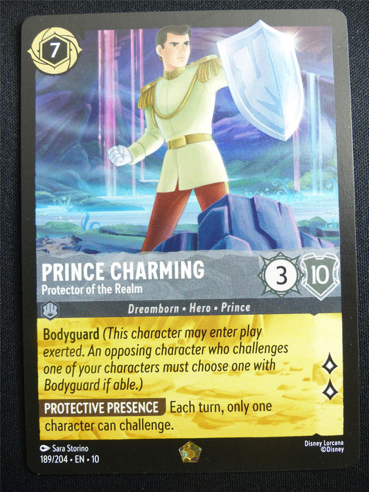 Prince Charming Protector of the Realm 189/204 - Lorcana Card #4FA