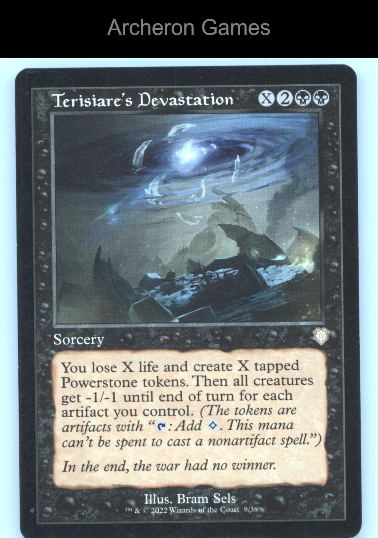 Terisiare's Devastation (Retro Frame) 9 R MTG Card Commander: The Brothers' War